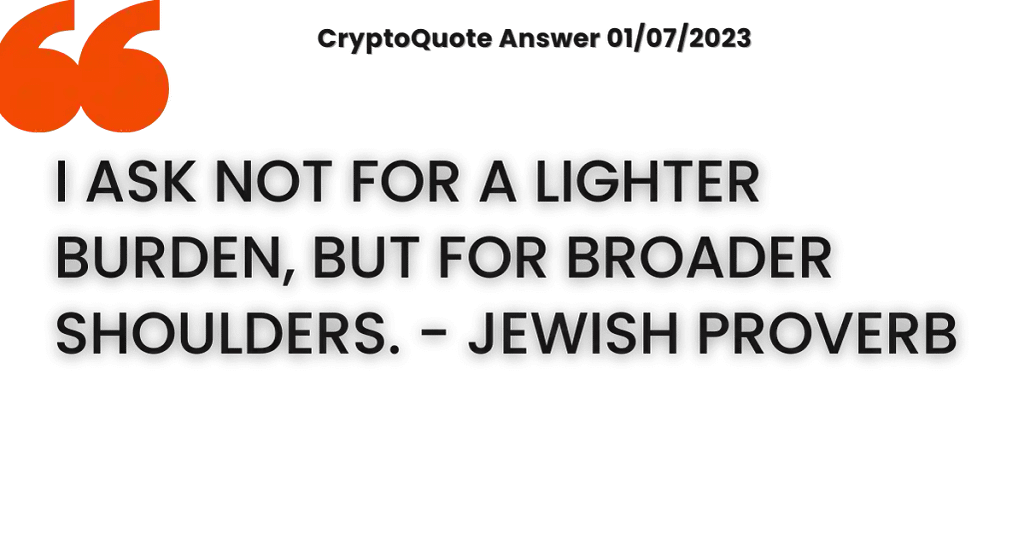 cryptoquote answer january 07 2023 1
