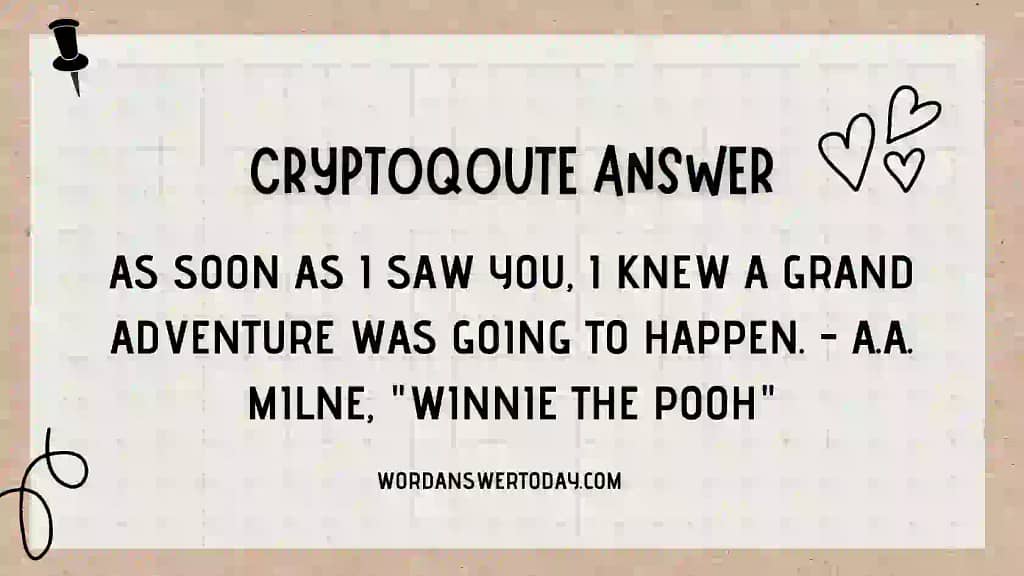 cryptoquote answer today