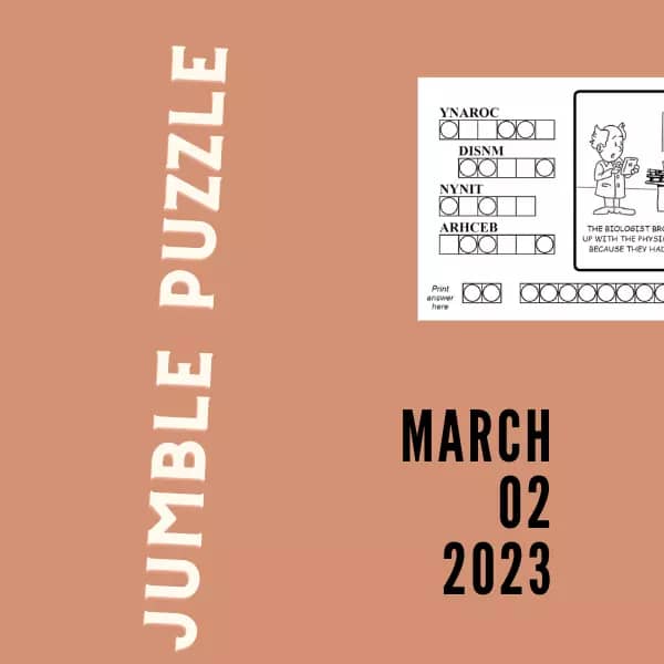 jumble with hints march 02, 2023