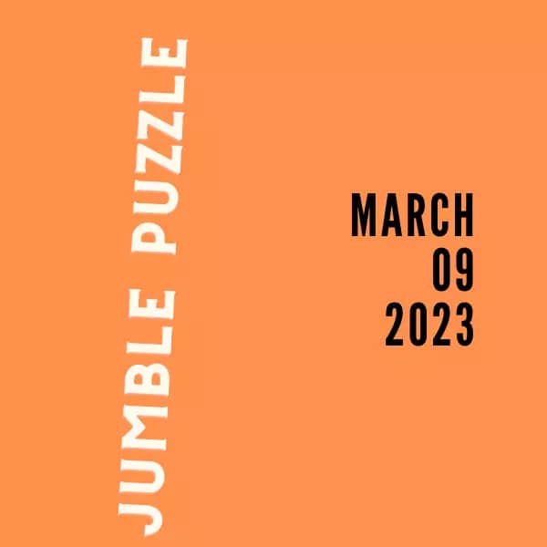 Jumble answer for March 09, 2023